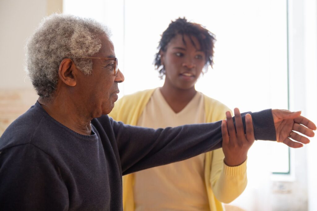 what does a senior caregiver do daily